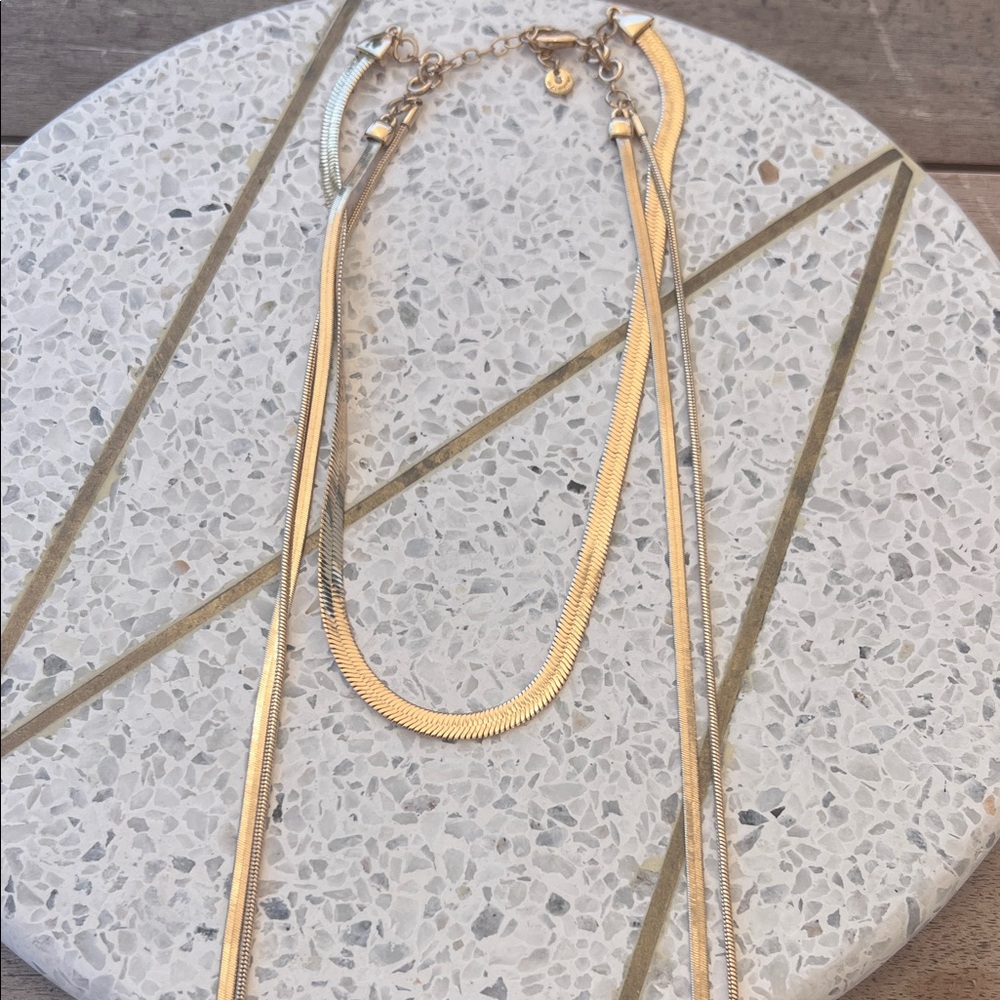 Halogen Elegant Gold Necklace Set